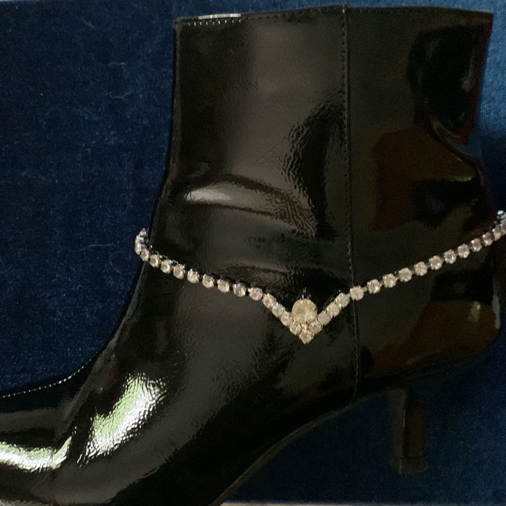 Rhinestone boot jewelry